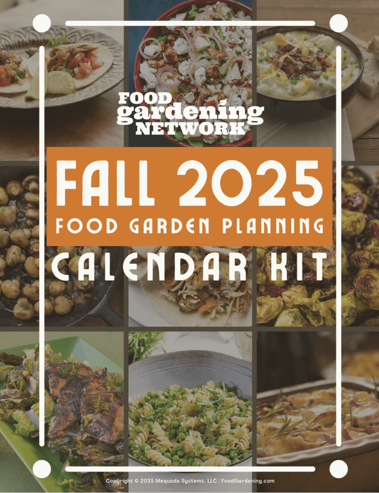 Fall 2025 Food Garden Planning Calendar Kit